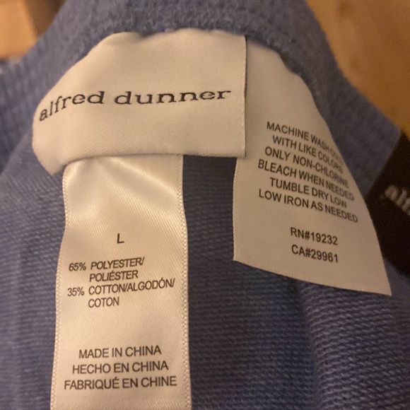 NWT Alfred Dunner classic fit blue slacks women size Large inseam 27 inches - Picture 5 of 6